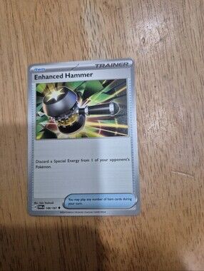 QTY 1 Pokemon Enhanced Hammer Pokémon Trainer Item Card